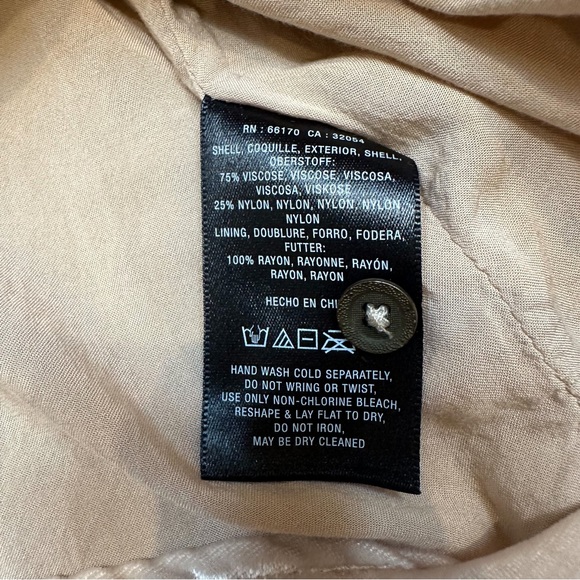 Anthropologie MAEVE crushed velvet champagne dress, 8. - Picture 8 of 8